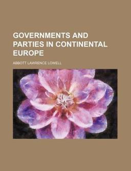 Governments and Parties in Continental Europe
