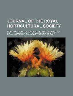 Journal of the Royal Horticultural Society