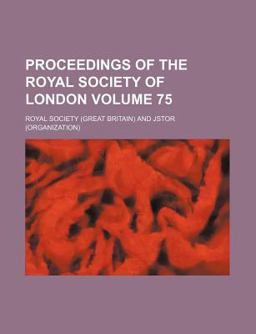 Proceedings of the Royal Society of London
