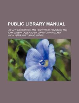 Public Library Manual