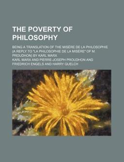 The Poverty of Philosophy