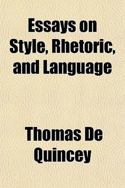 Essays on Style, Rhetoric, and Language