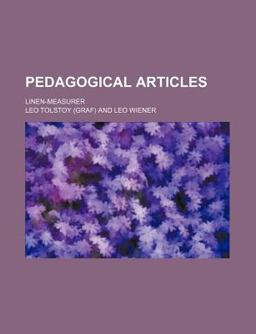 Pedagogical Articles; Linen-Measurer