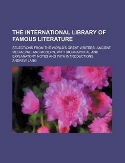 The International Library of Famous Literature