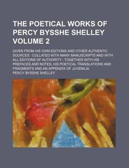 The Poetical Works of Percy Bysshe Shelley