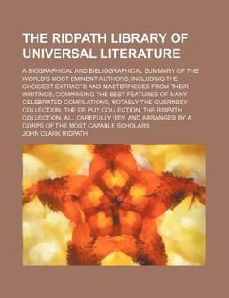 The Ridpath Library of Universal Literature