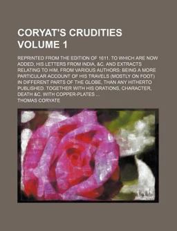 Coryat's Crudities