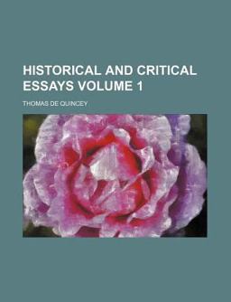 Historical and Critical Essays