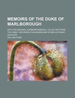 Memoirs of the Duke of Marlborough