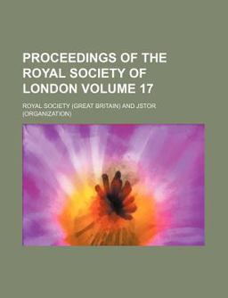 Proceedings of the Royal Society of London