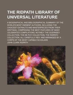 The Ridpath Library of Universal Literature