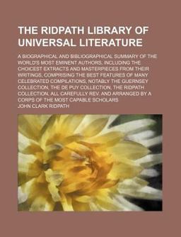 The Ridpath Library of Universal Literature