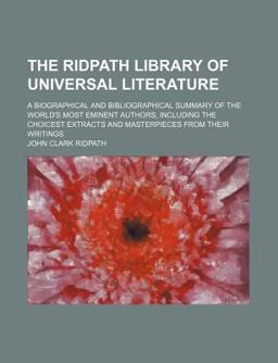 The Ridpath Library of Universal Literature