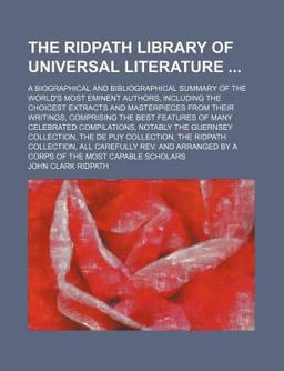The Ridpath Library of Universal Literature