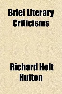 Brief Literary Criticisms