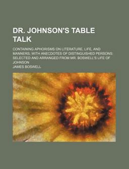 Dr Johnson's Table-Talk