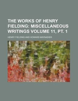 The Works of Henry Fielding