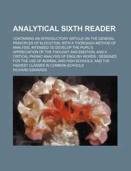 Analytical Sixth Reader