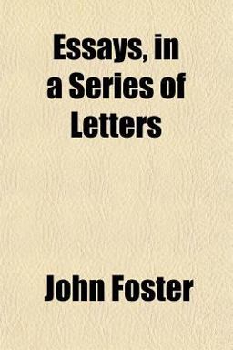Essays, in a Series of Letters