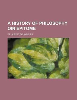 A History of Philosophy Oin Epitome