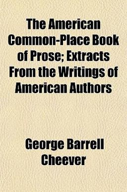 The American Common-Place Book of Prose; Extracts from the Writings of American Authors