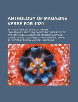 Anthology of Magazine Verse For 1920