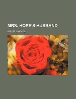 Mrs Hope's Husband Mrs Hope's Husband