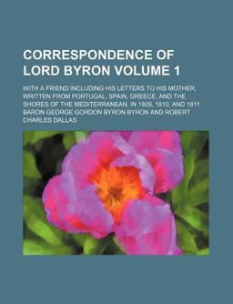 Correspondence of Lord Byron