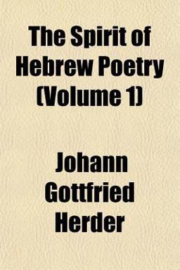 The Spirit of Hebrew Poetry
