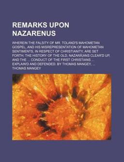 Remarks upon Nazarenus