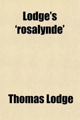 Lodge's 'Rosalynde'