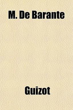 M de Barante M de Barante