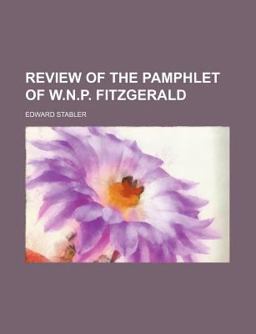 Review of the Pamphlet of W N P Fitzgerald