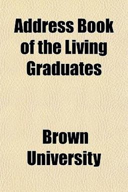 Address Book of the Living Graduates