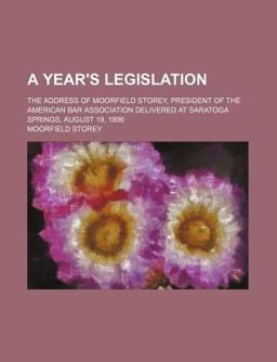 A Year's Legislation A Year's Legislation
