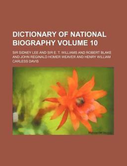 Dictionary of National Biography