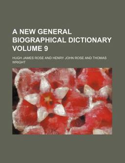 A New General Biographical Dictionary