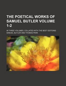 The Poetical Works of Samuel Butler, Volume 2