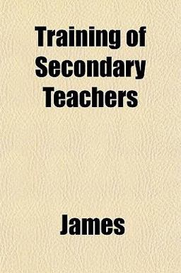 Training of Secondary Teachers