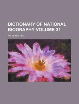 Dictionary of National Biography