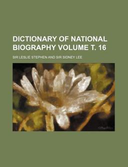 Dictionary of National Biography