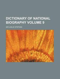 Dictionary of National Biography