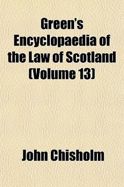 Green's Encyclopaedia of the Law of Scotland