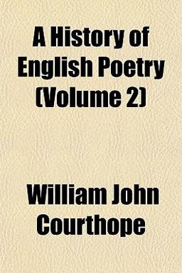 A History of English Poetry