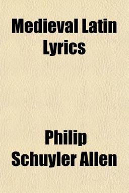 Medieval Latin Lyrics