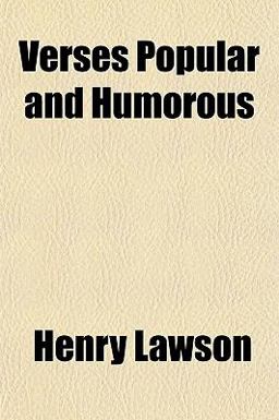 Verses Popular and Humorous Verses Popular and Humorous