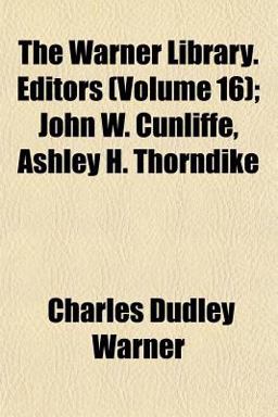The Warner Library Editors; John W Cunliffe, Ashley H Thorndike