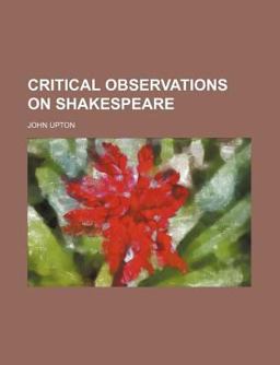 Critical Observations on Shakespeare