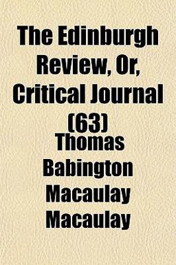 The Edinburgh Review, or, Critical Journal