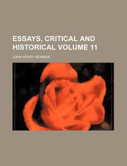 Essays, Critical and Historical